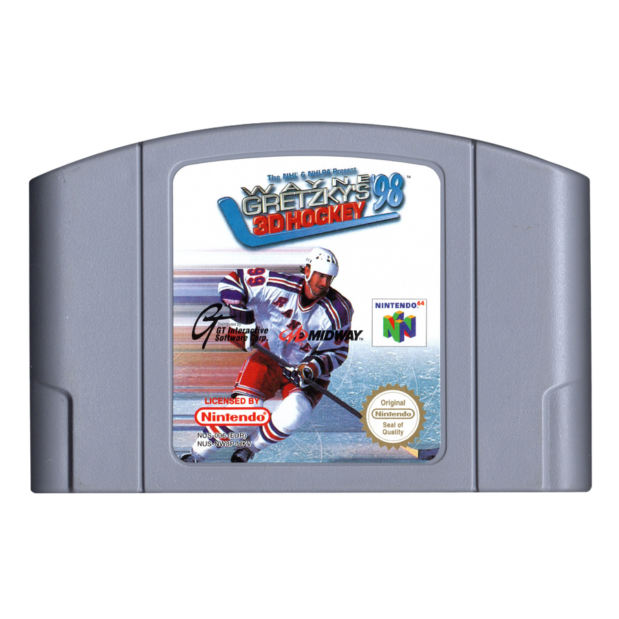 N64-Wayne Gretkzy's 3D Hockey '98 (Losse Cassette) Tweedehands