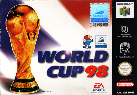 N64-World Cup 98 (In doos) Tweedehands