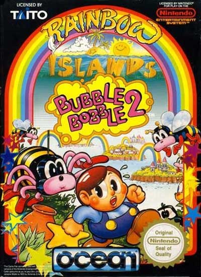 NES-Rainbow Islands Bubble Bobble 2 (In doos) Tweedehands