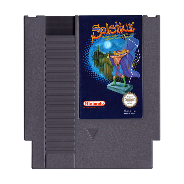 Nintendo NES Solstice The Quest for the Staff of Demnos, losse cassette, tweedehands
