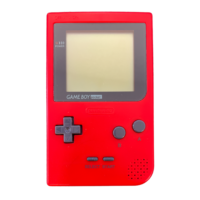 Nintendo Game Boy Pocket console, rood, tweedehands