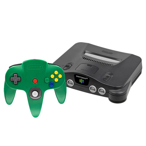 Nintendo-N64 Console + Groene Controller Tweedehands