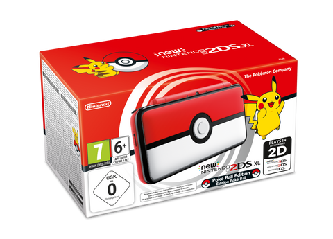 Nintendo-New 2DS XL Console - Pokemon Poke Ball Edition (in doos) Tweedehands