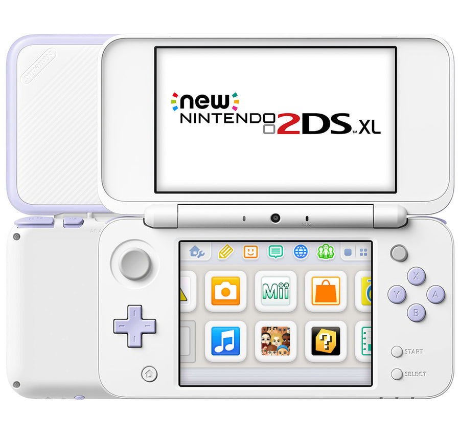 Nintendo-New 2DS XL Console - Wit/Lavendel Tweedehands
