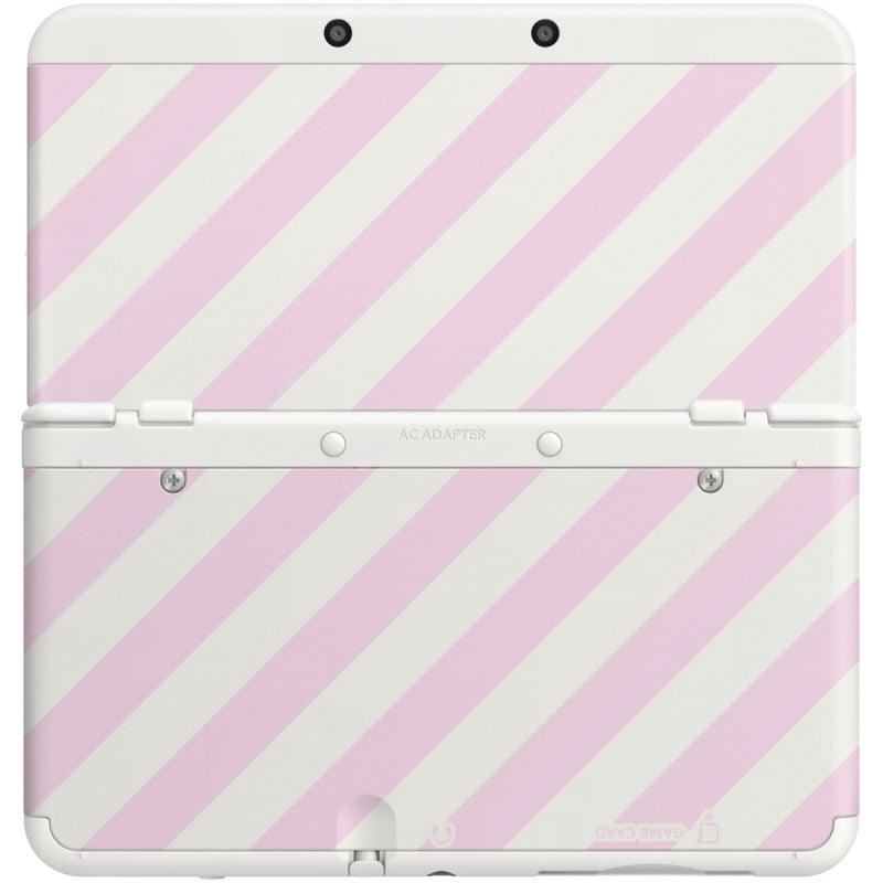 Nintendo-New 3DS Cover Plates - Roze Strepen Tweedehands