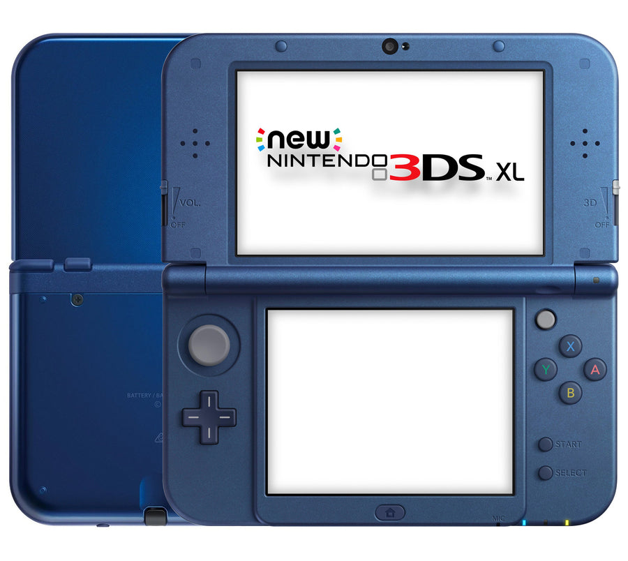 Nintendo-New 3DS XL Console - Blauw / Metallic Blue Tweedehands