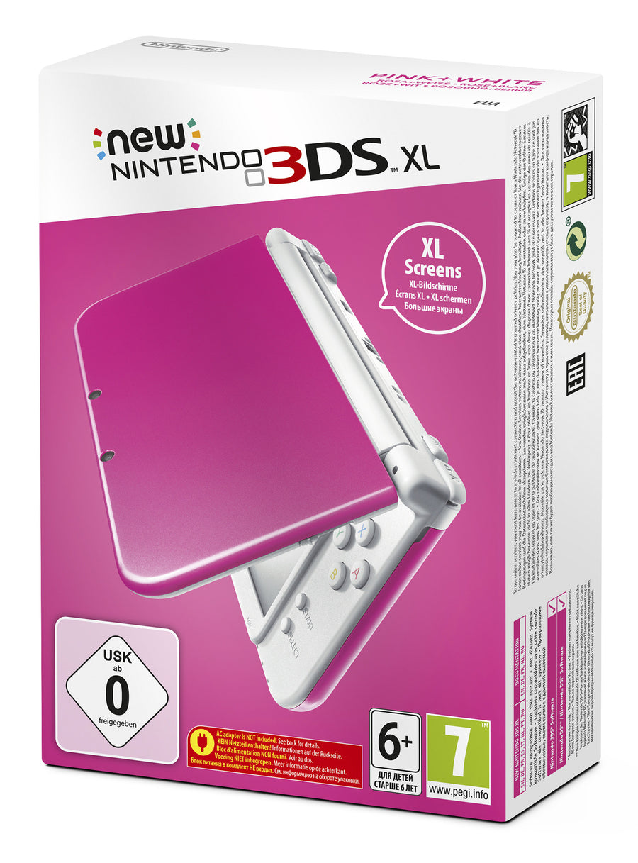 Nintendo-New 3DS XL Console - Roze (in doos) Tweedehands