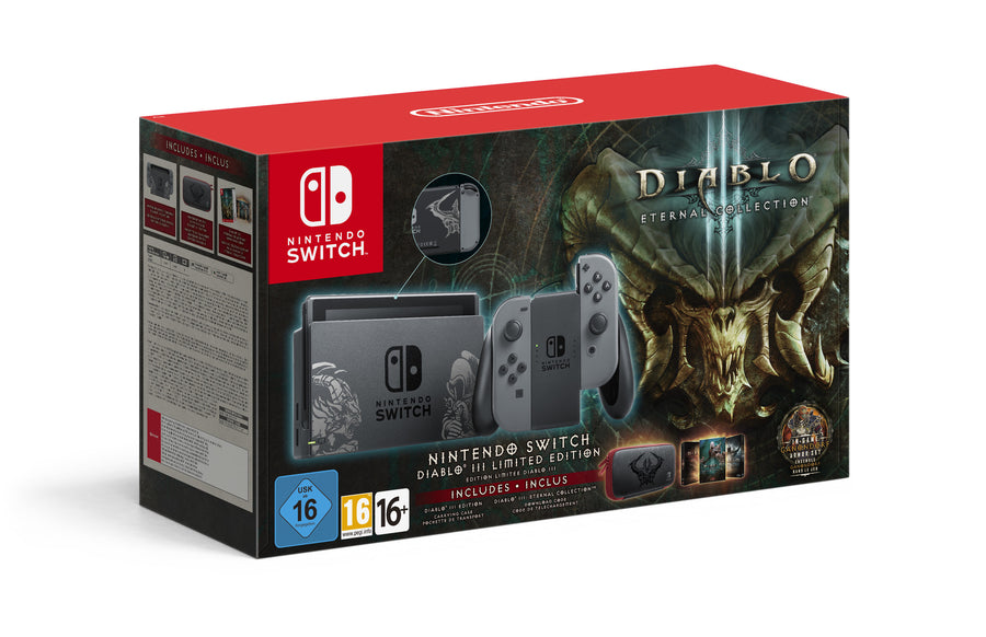 Nintendo-Switch Console Set V2 - Diablo III Limited Edition (In doos) Tweedehands