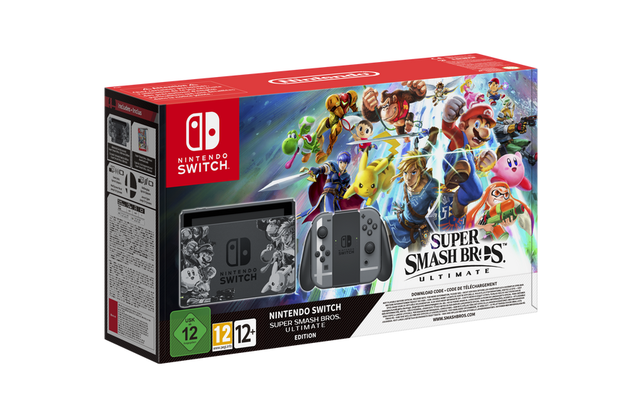 Nintendo-Switch Console Set V2 - Super Smash Bros. Ultimate Edition (In doos) Tweedehands