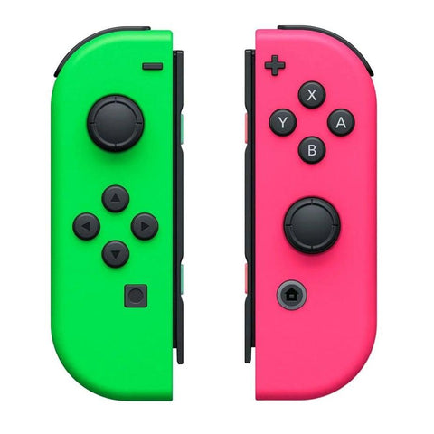 Nintendo-Switch Joy-Cons Set - Groen/Roze Tweedehands