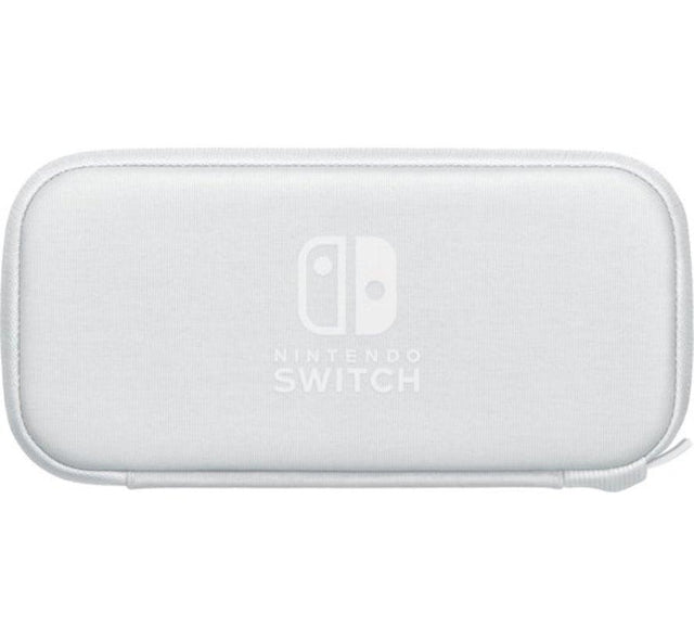 Nintendo Switch Lite case, wit, dichte hoes met Switch-logo, tweedehands