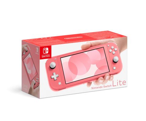 Nintendo-Switch Lite Console - Coral / Roze (In doos) Tweedehands