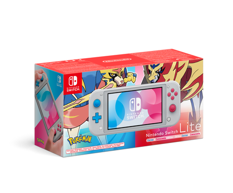 Nintendo-Switch Lite Console - Pokemon Zacian & Zamazenta Edition (In doos) Tweedehands