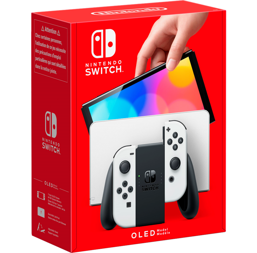 Nintendo-Switch OLED Console - Wit (Nieuw)