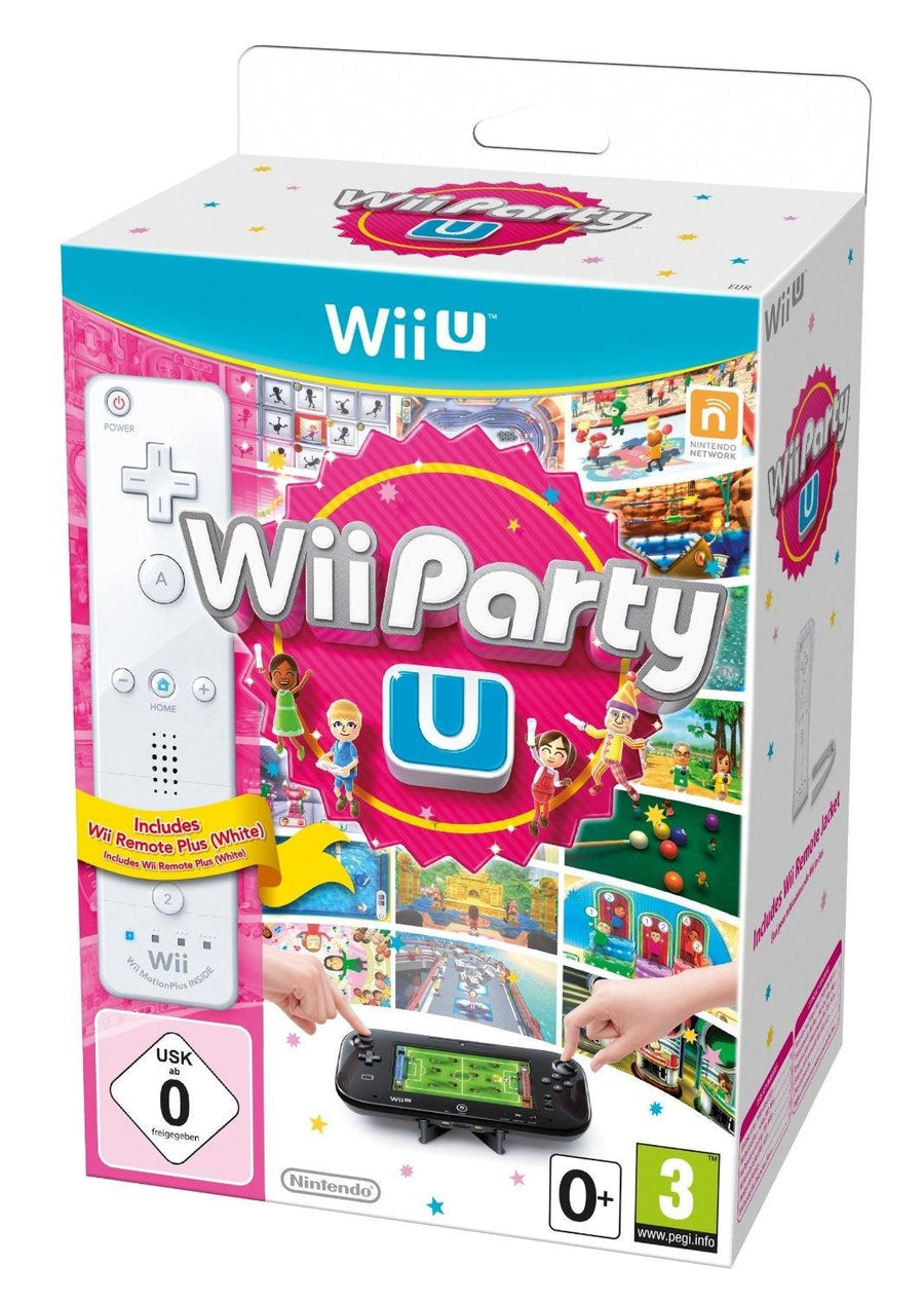 Nintendo-Wii U Party + Wii / Wii U Remote Motion Plus - Wit (In doos) Tweedehands
