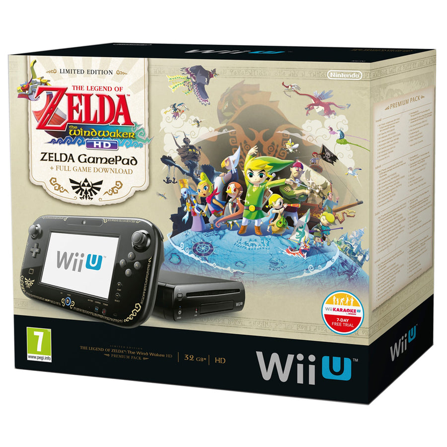 Nintendo-Wii U Premium Console incl. Gamepad - Zelda Wind Waker Edition (In doos) Tweedehands