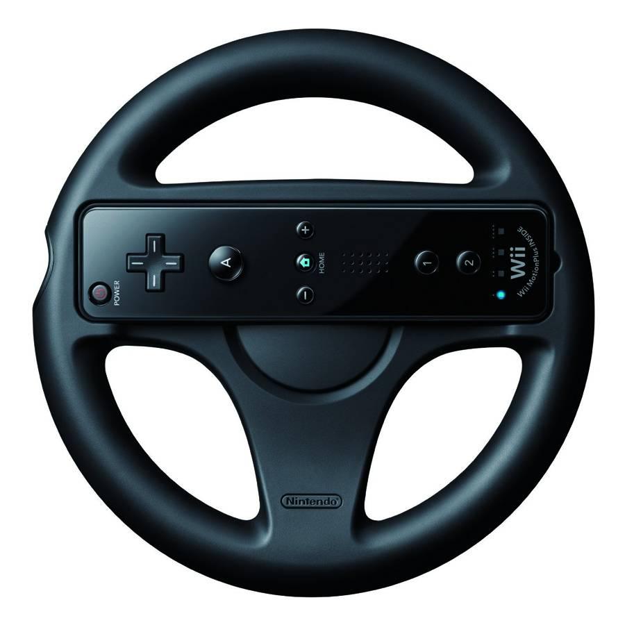 Nintendo-Wii Wheel - Zwart Tweedehands
