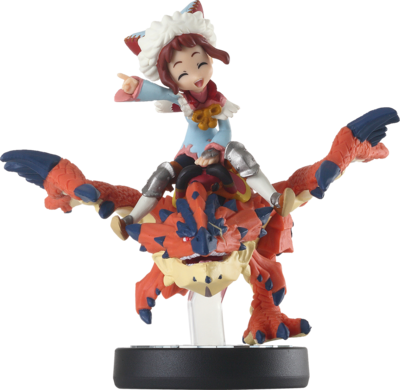 One-Eyed Rathalos and Rider - Girl - Monster Hunter Stories series