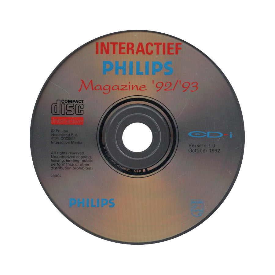 Philips CD-i / CDi-Interactief Philips Magazine '92/'93 Tweedehands