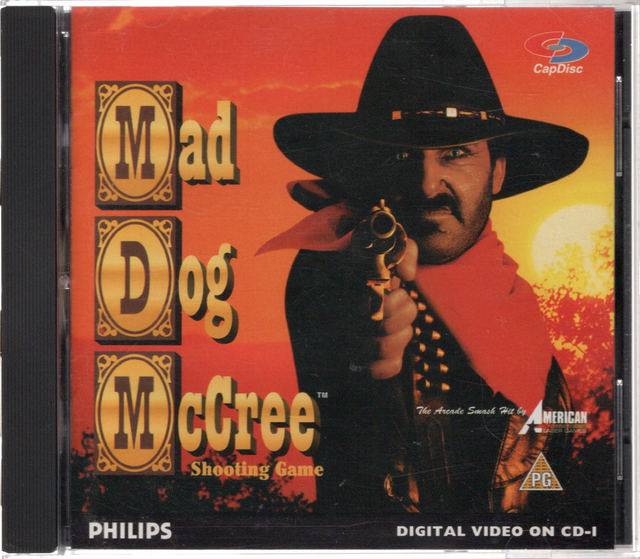 Philips CD-i Mad Dog McCree, doos voorkant, tweedehands