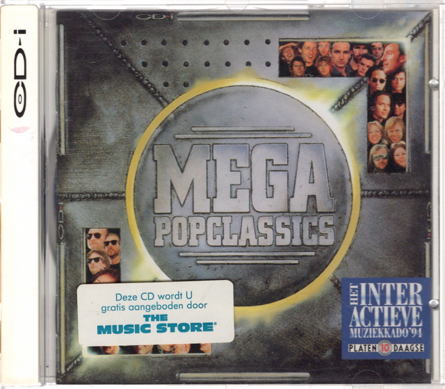 Philips CD-i Mega Popclassics, doos voorkant, tweedehands