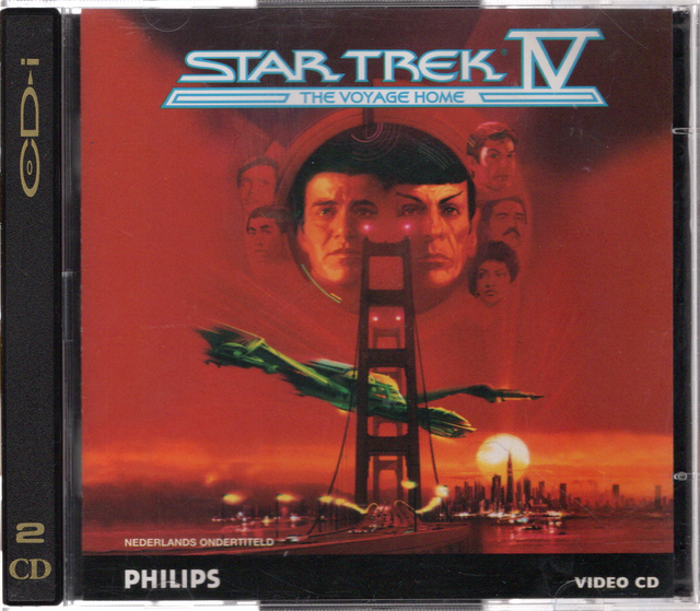 Philips CD-i Star Trek IV: The Voyage Home, doos voorkant, tweedehands