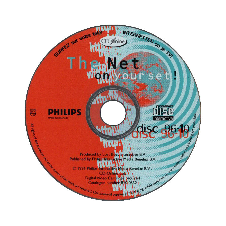 Philips CD-i / CDi-The Net On Your Set! Tweedehands
