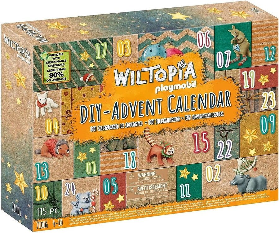 Playmobil-Wiltopia Doe-het-zelf Adventskalender Dierenwereldreis - 71006 (Nieuw)