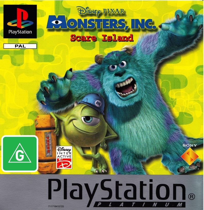 Playstation 1-Monsters, Inc. - Scare Island Tweedehands
