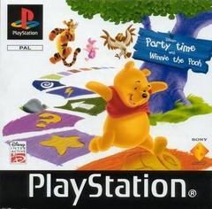 PlayStation 1 Party Time with Winnie the Pooh van Disney Interactive, PAL-hoes met Poeh en Teigetje, tweedehands