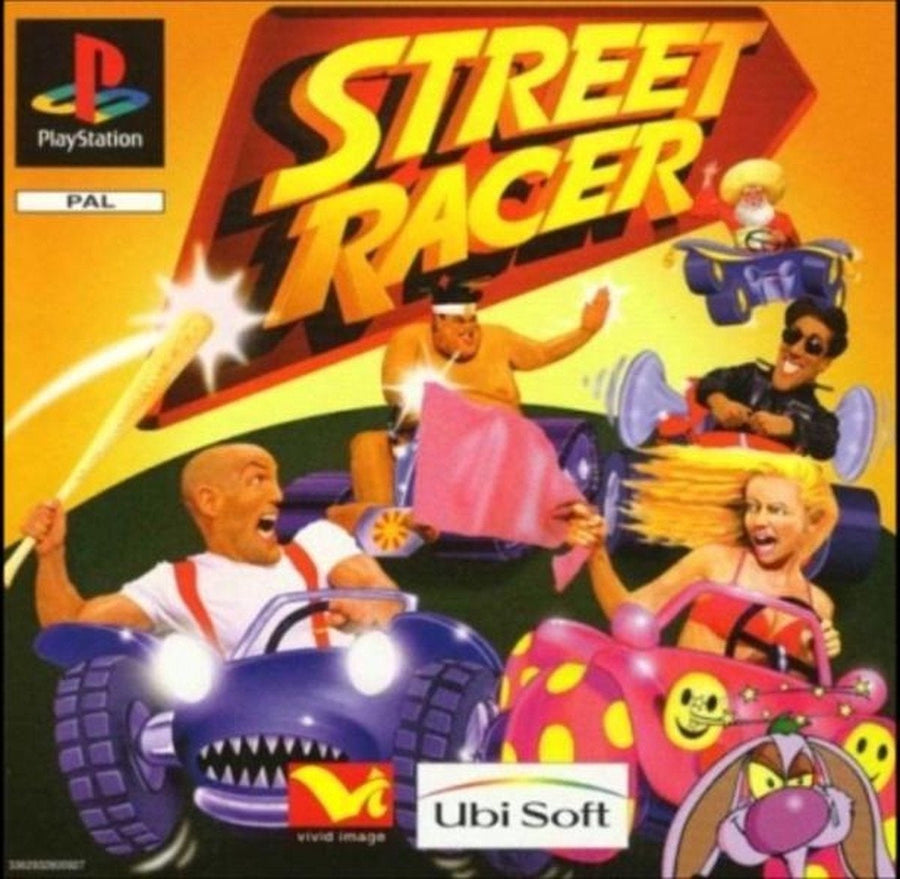 Playstation 1-Street Racer Tweedehands