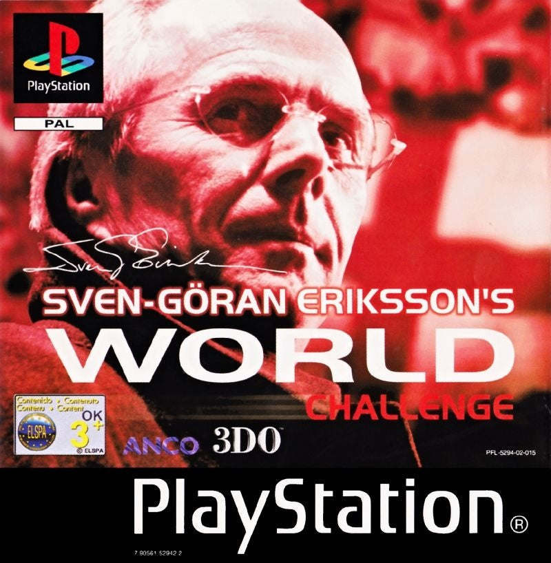 Playstation 1-Sven-Goran Eriksson's World Challenge Tweedehands
