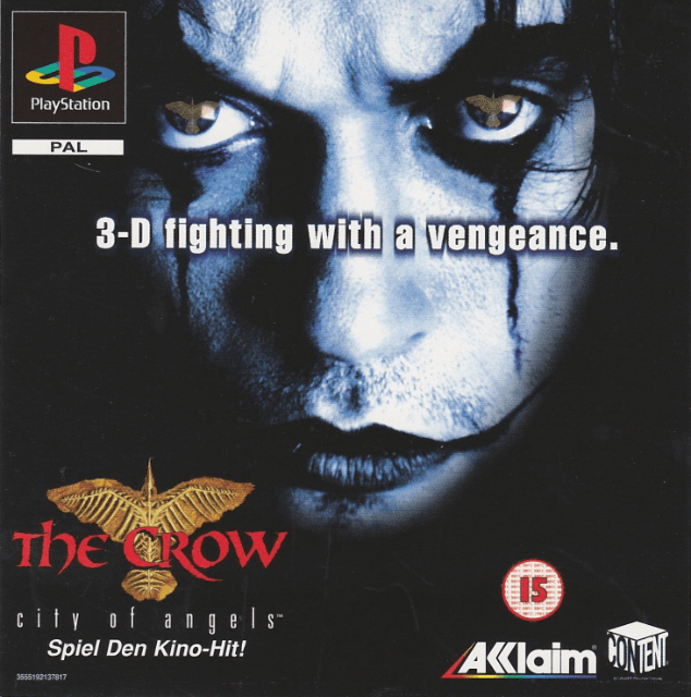 Playstation 1-The Crow: City of Angels Tweedehands