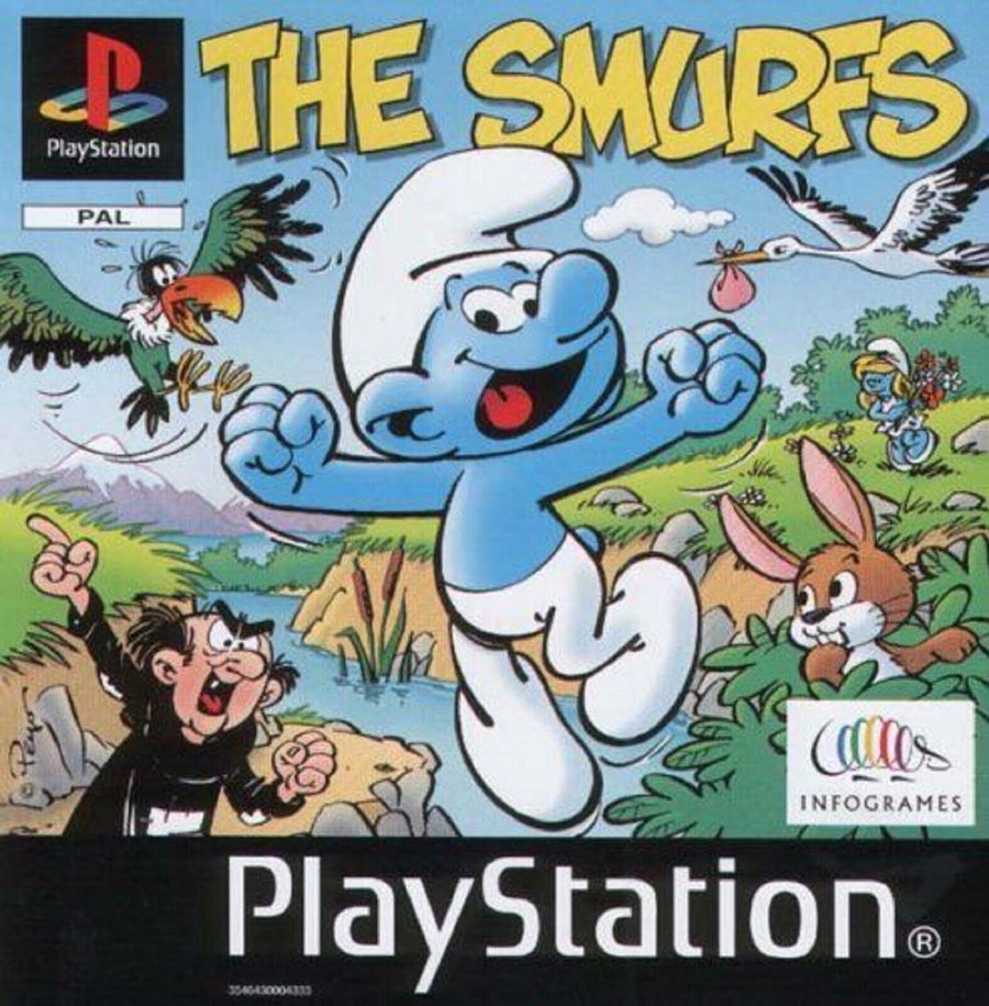Playstation 1-The Smurfs Tweedehands