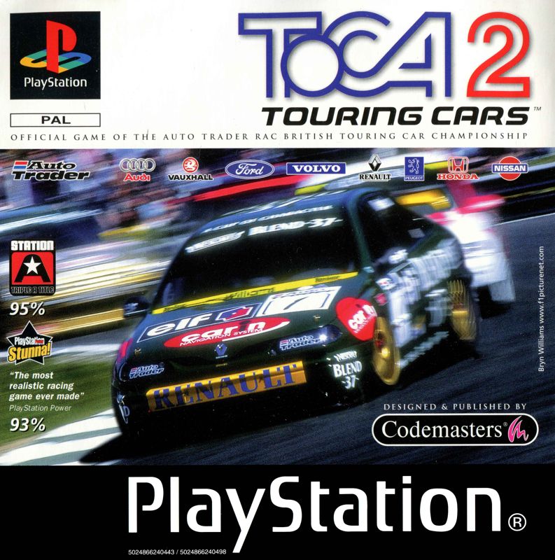 Playstation 1-TOCA 2: Touring Cars Tweedehands
