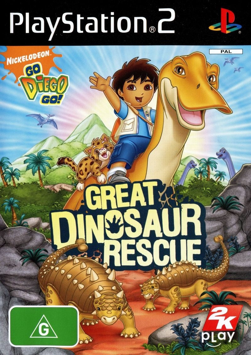 Playstation 2-Go, Diego, Go! Great Dinosaur Rescue Tweedehands