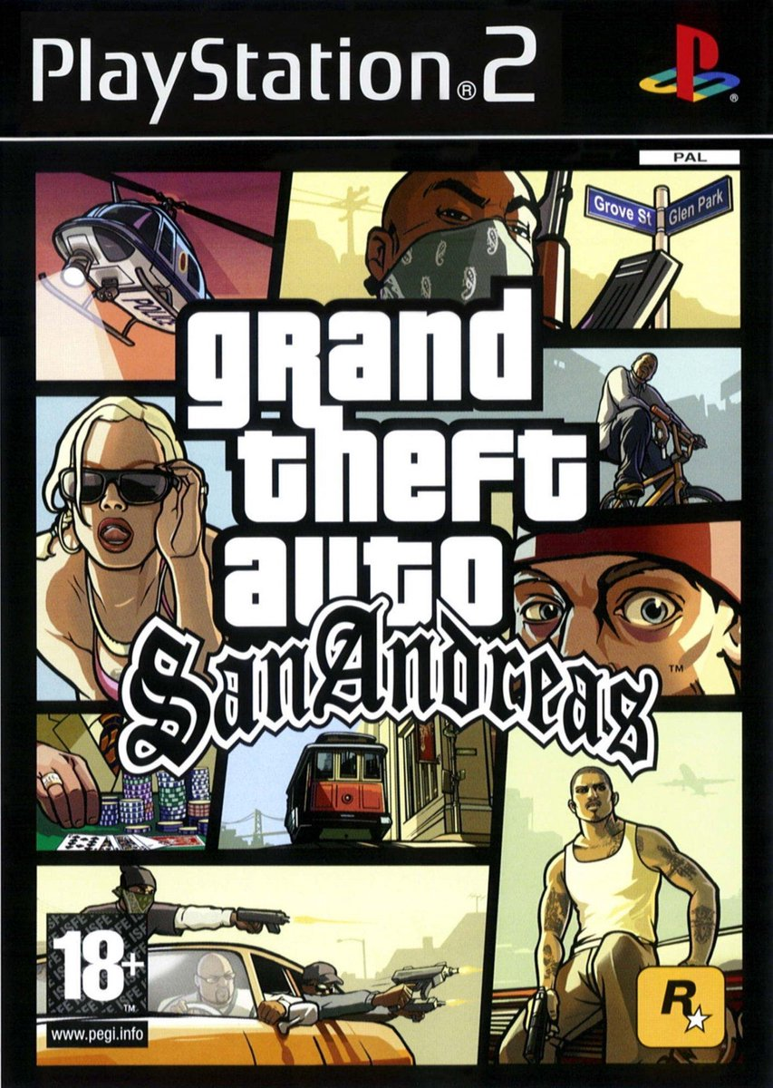 Playstation 2-Grand Theft Auto: San Andreas Tweedehands