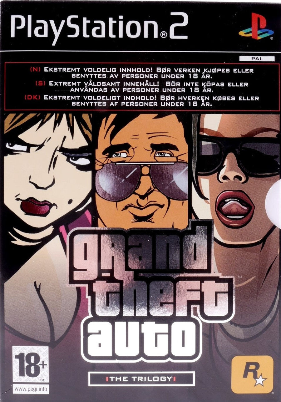 Playstation 2-Grand Theft Auto Trilogy Tweedehands