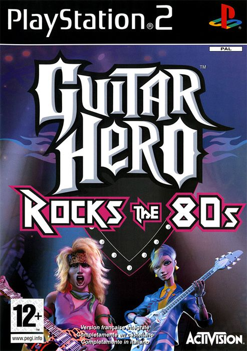 Playstation 2-Guitar Hero: Rocks The 80s Tweedehands