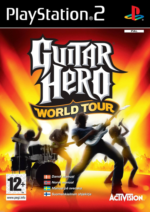 Playstation 2-Guitar Hero World Tour Tweedehands