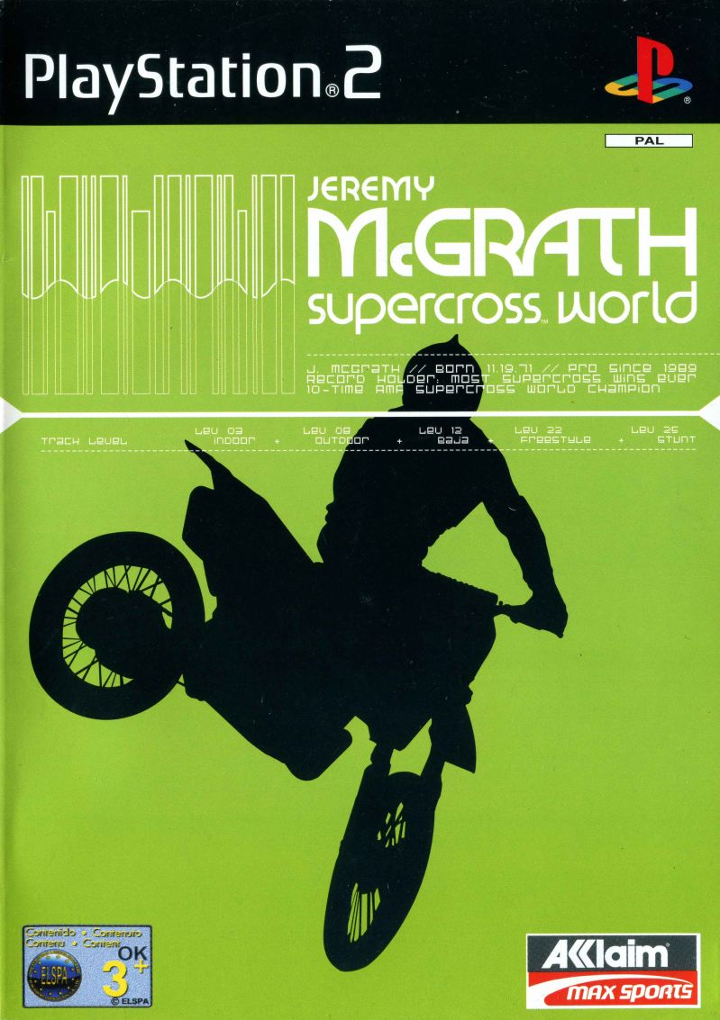 Playstation 2-Jeremy McGrath Supercross World Tweedehands