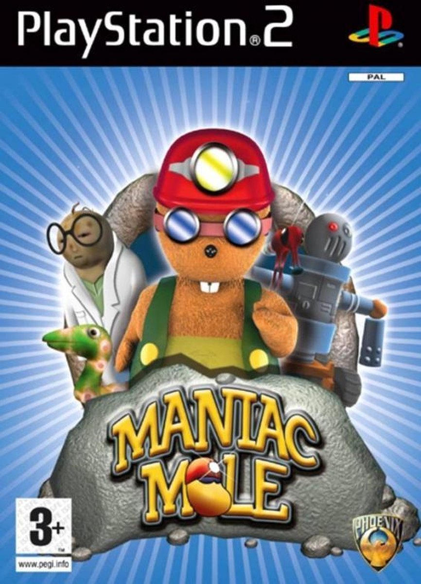Playstation 2-Maniac Mole Tweedehands