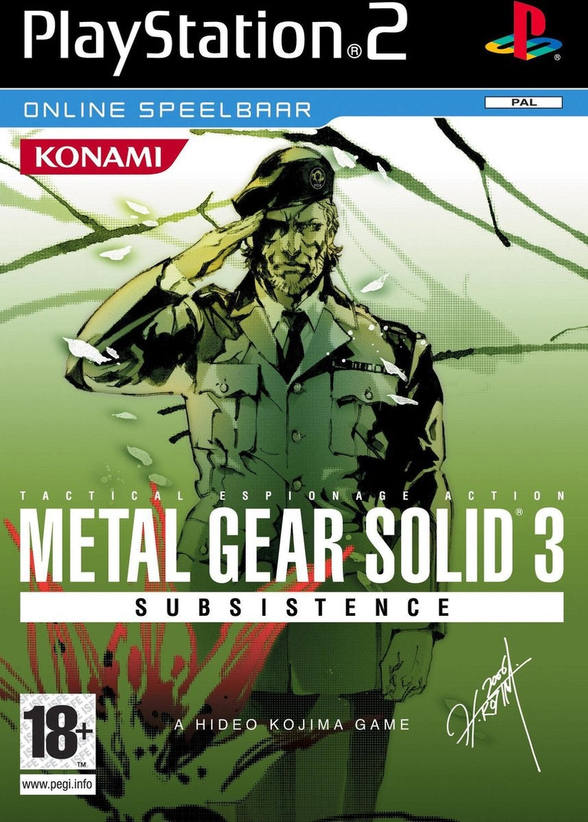 Playstation 2-Metal Gear Solid 3: Subsistence Tweedehands