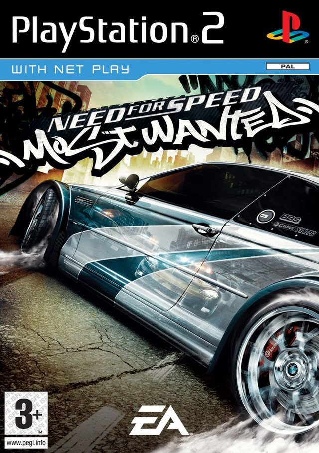 PlayStation 2 Need for Speed Most Wanted, doos voorkant, tweedehands