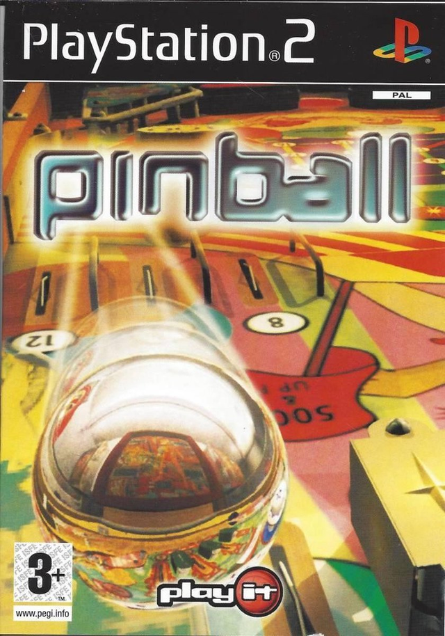 PlayStation 2 Play It Pinball, doos voorkant, tweedehands