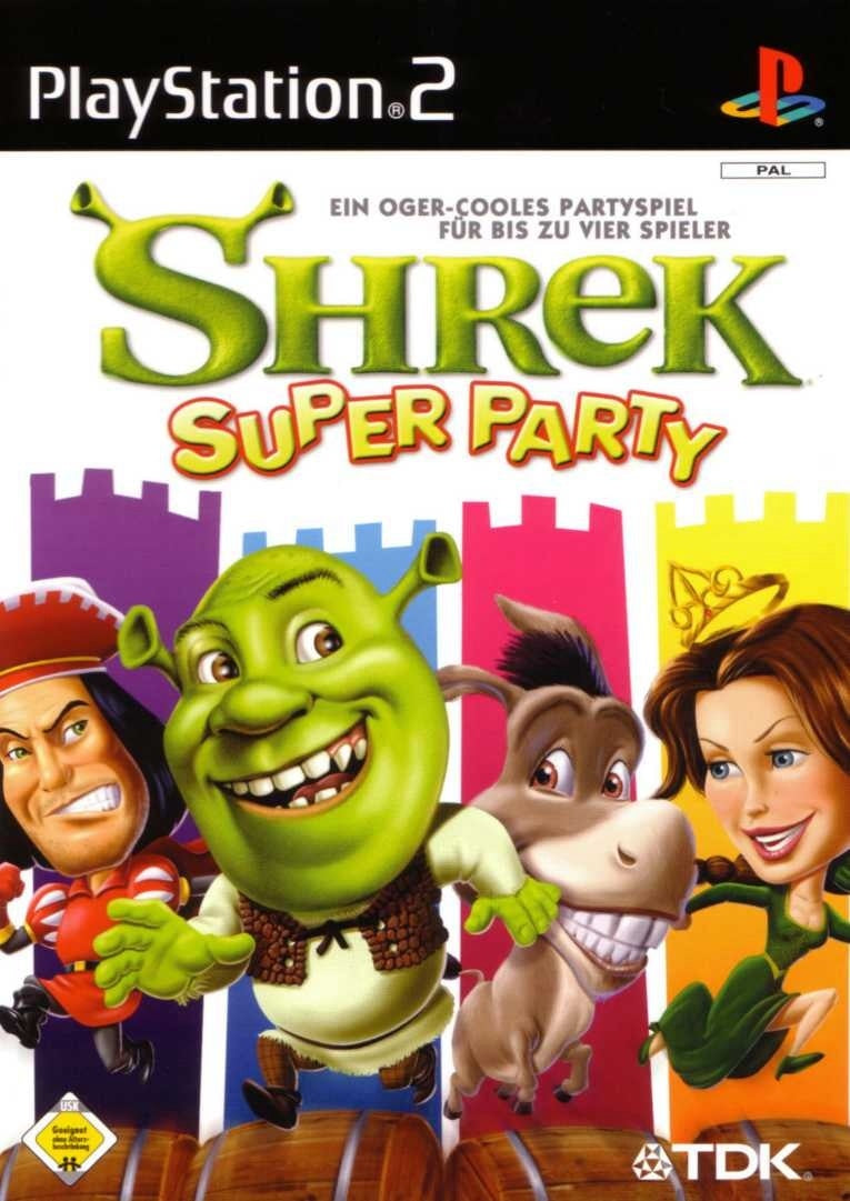 Playstation 2-Shrek Super Party Tweedehands