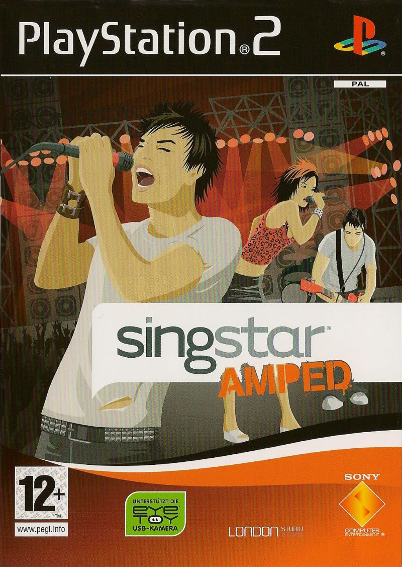 Playstation 2-Singstar Amped Tweedehands