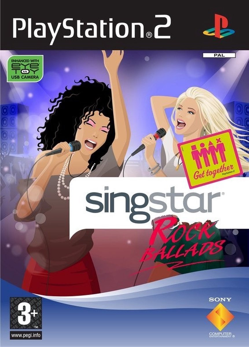 Playstation 2-SingStar Rock Ballads Tweedehands