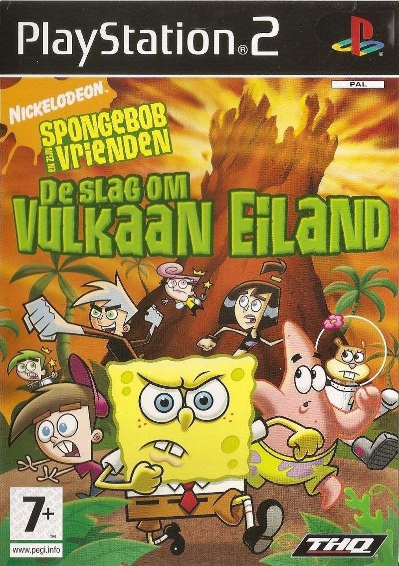 Playstation 2-Spongebob and Friends: Battle for Volcano Island Tweedehands