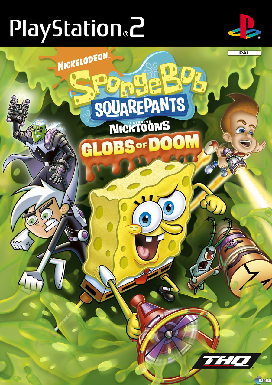 Playstation 2-SpongeBob SquarePants featuring Nicktoons: Globs of Doom Tweedehands
